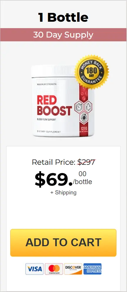 Red Boost Buy 1 Bottle
