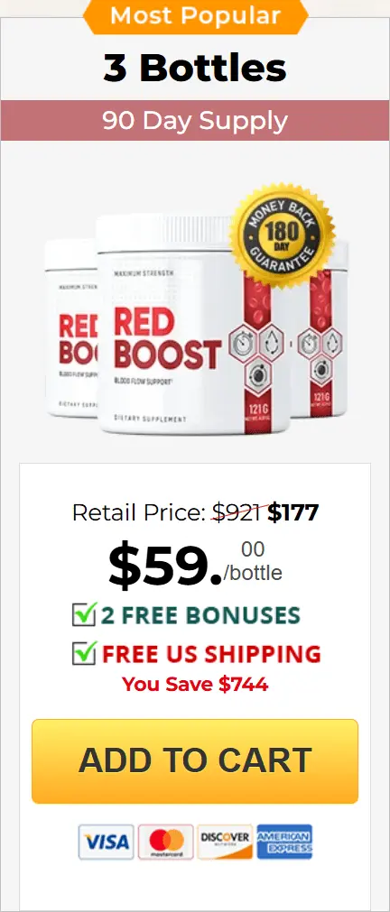 Red Boost Buy 3 Bottle